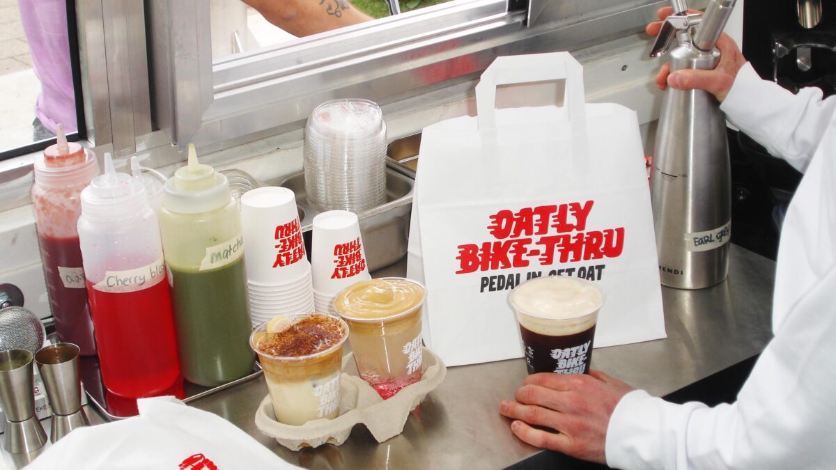 Oatly Bike-Thru